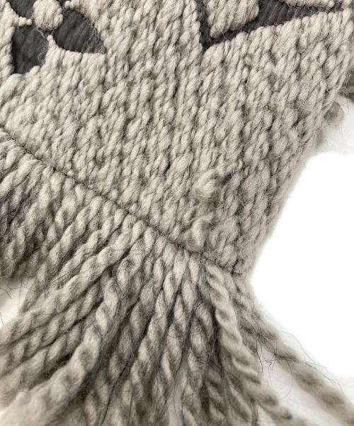 LOUIS VUITTON（ルイ ヴィトン）LOUIS VUITTON (ルイ ヴィトン) エシャルプ ロゴマニア グレーの古着・服飾アイテム