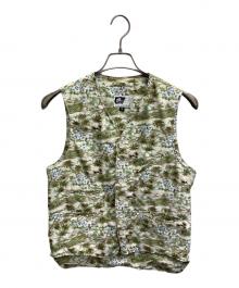 Engineered Garments（エンジニアドガーメンツ）の古着「総柄中綿ベスト」｜グリーン