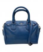 COACHコーチ）の古着「2WAYミニボストンショルダーバッグ」｜ブルー