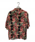 reyn spoonerレイン スプナー）の古着「80's アロハシャツ」｜レッド×ブラック