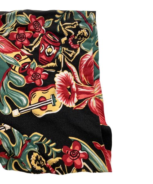 reyn spooner（レイン スプナー）reyn spooner (レイン スプナー) 80's アロハシャツ レッド×ブラック サイズ:XXLの古着・服飾アイテム