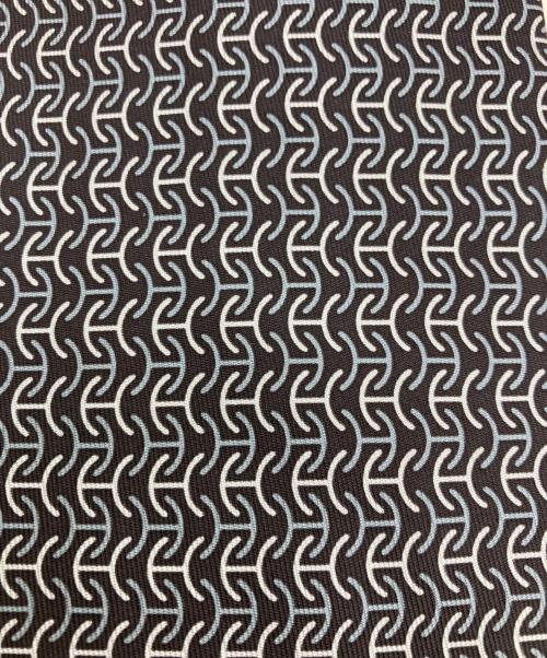 HERMES（エルメス）HERMES (エルメス) Hロゴシルクネクタイ ネイビー サイズ:不明の古着・服飾アイテム