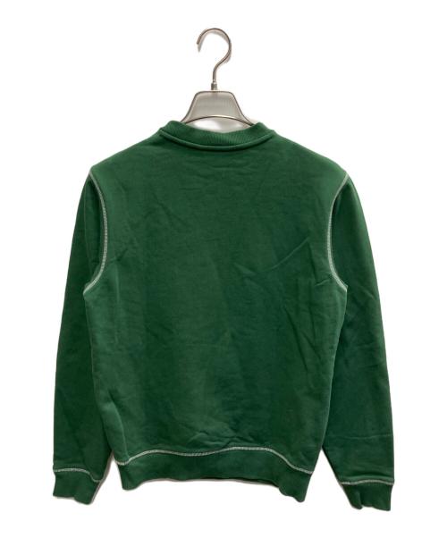 LACOSTE（ラコステ）LACOSTE (ラコステ) カレッジロゴプリントクルーネックスウェット グリーン サイズ:Sの古着・服飾アイテム