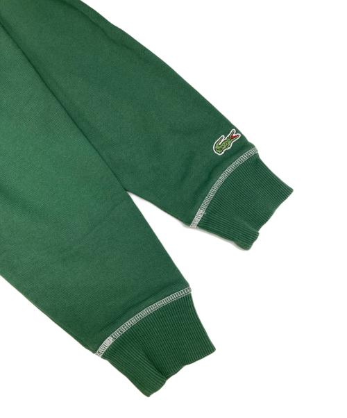 LACOSTE（ラコステ）LACOSTE (ラコステ) カレッジロゴプリントクルーネックスウェット グリーン サイズ:Sの古着・服飾アイテム