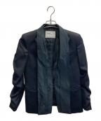 TOGA ARCHIVESトーガアーカイブス）の古着「ウールノーカラージャケット」｜ブラック