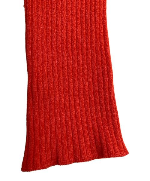 OMMO（オーエムエムオー）OMMO (オーエムエムオー) SHORT RIB KT TOP オレンジ サイズ:FREEの古着・服飾アイテム