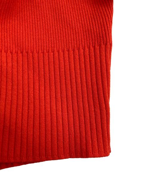 OMMO（オーエムエムオー）OMMO (オーエムエムオー) SHORT RIB KT TOP オレンジ サイズ:FREEの古着・服飾アイテム