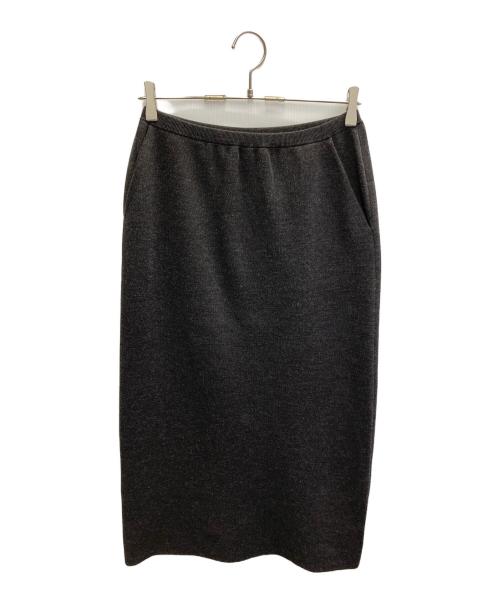 IENA（イエナ）IENA (イエナ) スーパーファインスムースニットスカート グレー サイズ:36の古着・服飾アイテム