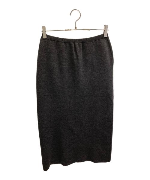 IENA（イエナ）IENA (イエナ) スーパーファインスムースニットスカート グレー サイズ:36の古着・服飾アイテム