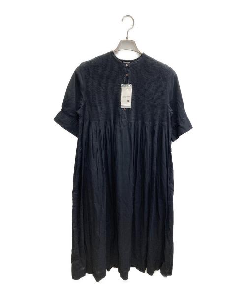 IENA（イエナ）IENA (イエナ) コットンボイルピンタックシャツワンピース ブラック サイズ:36 未使用品の古着・服飾アイテム