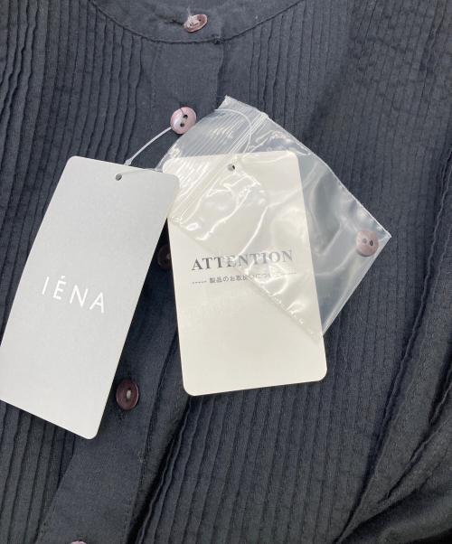 IENA（イエナ）IENA (イエナ) コットンボイルピンタックシャツワンピース ブラック サイズ:36 未使用品の古着・服飾アイテム