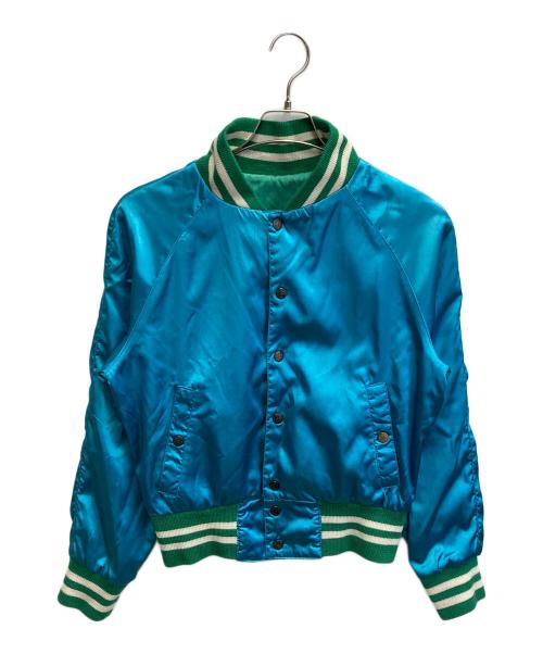 Ocean Pacific（オーシャンパシフィック）Ocean Pacific (オーシャンパシフィック) ロゴ刺繍リバーシブルナイロンジャケット ブルー サイズ:Sの古着・服飾アイテム