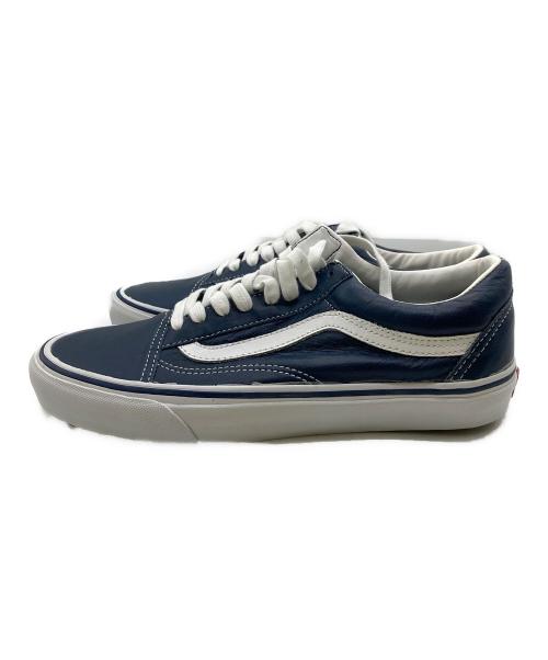 VANS（ヴァンズ）VANS (バンズ) OLD SKOOL/レザーローカットスニーカー ネイビー サイズ:US9の古着・服飾アイテム