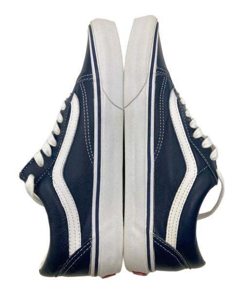 VANS（ヴァンズ）VANS (バンズ) OLD SKOOL/レザーローカットスニーカー ネイビー サイズ:US9の古着・服飾アイテム