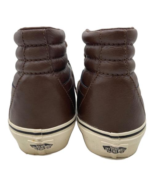 VANS（ヴァンズ）VANS (バンズ) Sk8-HI/ハイカットスニーカー ブラウン サイズ:US9の古着・服飾アイテム