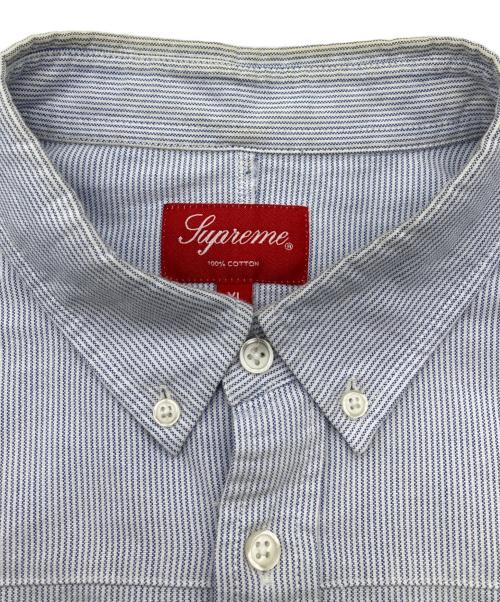 SUPREME（シュプリーム）Supreme (シュプリーム) 20AW  Patchwork Oxford Shirt ホワイト×ブルー サイズ:XLの古着・服飾アイテム
