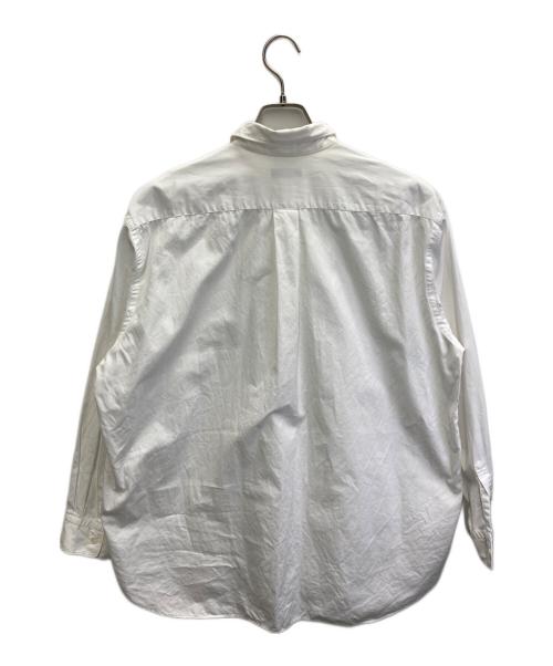 COMME des GARCONS HOMME PLUS（コムデギャルソンオムプリュス）COMME des GARCONS HOMME PLUS (コムデギャルソンオムプリュス) AD1999 ストライプ切替シャツ ブルー×ホワイト サイズ:不明の古着・服飾アイテム