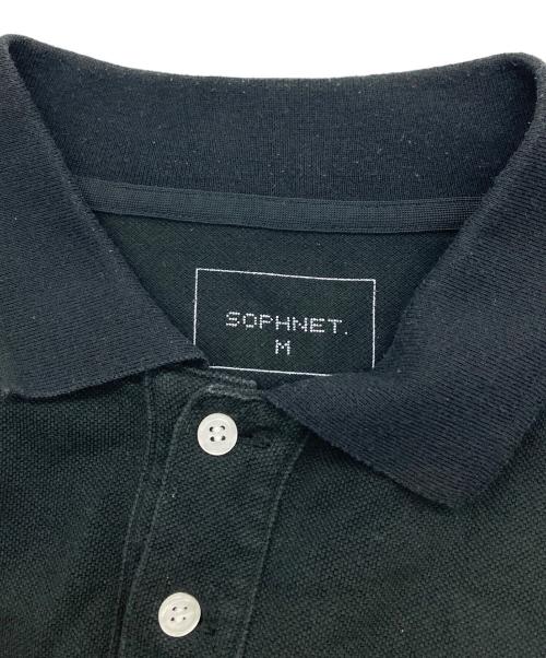 SOPHNET.（ソフネット）SOPHNET. (ソフネット) ポロシャツ ブラック サイズ:Mの古着・服飾アイテム