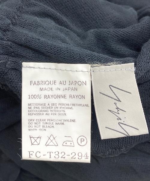 YOHJI YAMAMOTO（ヨウジヤマモト）YOHJI YAMAMOTO (ヨウジヤマモト) レーヨンワンピース ブラック サイズ:無しの古着・服飾アイテム