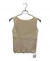 L'Appartement（アパルトモン）の古着「Boatneck sleeveless top/ノースリーブニット」｜ベージュ