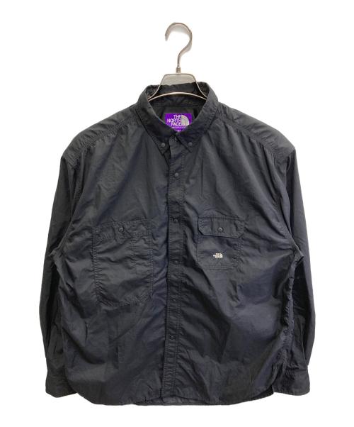 THE NORTHFACE PURPLELABEL（ザ・ノースフェイス パープルレーベル）THE NORTHFACE PURPLELABEL (ザ・ノースフェイス パープルレーベル) 別注Mountain Field B.D.Work Shirt ブラック サイズ:Ｌの古着・服飾アイテム
