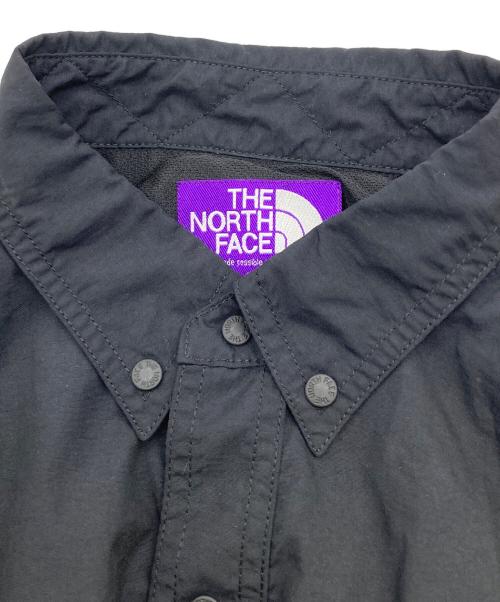 THE NORTHFACE PURPLELABEL（ザ・ノースフェイス パープルレーベル）THE NORTHFACE PURPLELABEL (ザ・ノースフェイス パープルレーベル) 別注Mountain Field B.D.Work Shirt ブラック サイズ:Ｌの古着・服飾アイテム