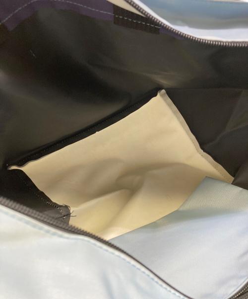 Herve Chapelier（エルベシャプリエ）Herve Chapelier (エルベシャプリエ) 舟型トートバック パープル×ブルーの古着・服飾アイテム