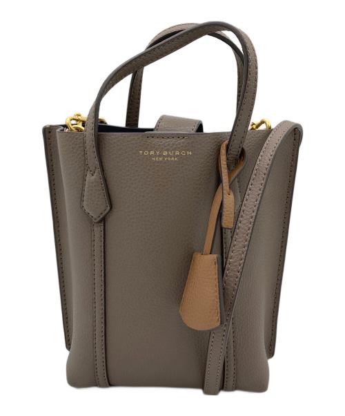 TORY BURCH（トリーバーチ）TORY BURCH (トリーバーチ) ペリーミニショルダーバッグ グレージュの古着・服飾アイテム