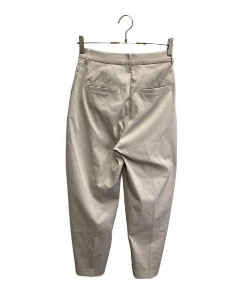 ETRE TOKYO（エトレトウキョウ）ETRE TOKYO (エトレトウキョウ) ヘムファスナーテーパードパンツ ライトグレー サイズ:Sの古着・服飾アイテム