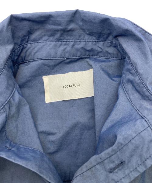 TODAYFUL（トゥデイフル）TODAYFUL (トゥデイフル) Typewriter Pocket Shirts ブルー サイズ:FREEの古着・服飾アイテム