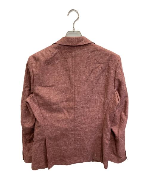 BOSS（ボス）BOSS (ボス) ウールリネンテーラードジャケット ブラウン サイズ:48の古着・服飾アイテム