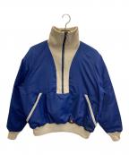 Hansa Brantaハンサブランタ）の古着「ハーフジップグースダウン」｜ネイビー