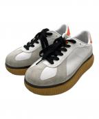 Onitsuka Tigerオニツカタイガー）の古着「DELECITY/ローカットスニーカー」｜オレンジ×ホワイト