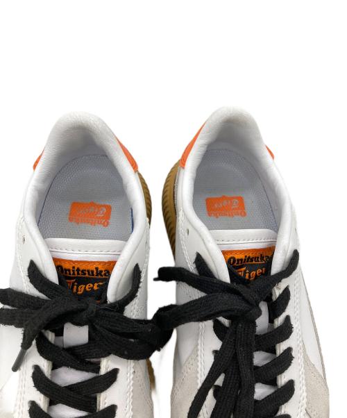 Onitsuka Tiger（オニツカタイガー）Onitsuka Tiger (オニツカタイガー) DELECITY/ローカットスニーカー オレンジ×ホワイト サイズ:23の古着・服飾アイテム