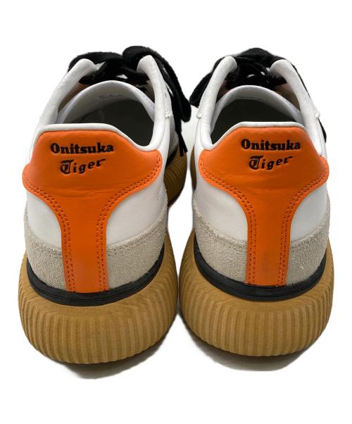 Onitsuka Tiger（オニツカタイガー）Onitsuka Tiger (オニツカタイガー) DELECITY/ローカットスニーカー オレンジ×ホワイト サイズ:26.5の古着・服飾アイテム