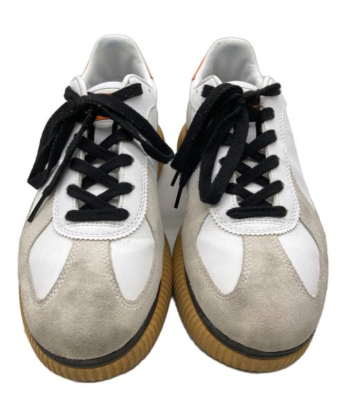 Onitsuka Tiger（オニツカタイガー）Onitsuka Tiger (オニツカタイガー) DELECITY/ローカットスニーカー オレンジ×ホワイト サイズ:26.5の古着・服飾アイテム