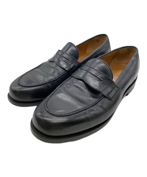 UNLINE（アンライン）UNLINE (アンライン) コインローファー ブラック サイズ:40の古着・服飾アイテム