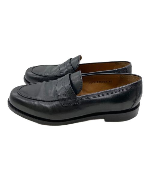 UNLINE（アンライン）UNLINE (アンライン) コインローファー ブラック サイズ:40の古着・服飾アイテム