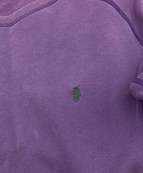 POLO RALPH LAUREN（ポロ・ラルフローレン）POLO RALPH LAUREN (ポロ・ラルフローレン) ロゴスウェット パープル サイズ:Ｌの古着・服飾アイテム