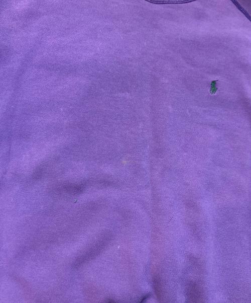POLO RALPH LAUREN（ポロ・ラルフローレン）POLO RALPH LAUREN (ポロ・ラルフローレン) ロゴスウェット パープル サイズ:Ｌの古着・服飾アイテム