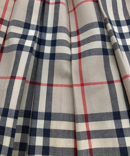 BURBERRY LONDON（バーバリーロンドン）BURBERRY LONDON (バーバリーロンドン) ノバチェックミニスカート ベージュ サイズ:160Aの古着・服飾アイテム