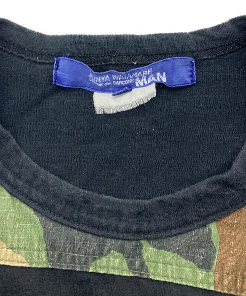 JUNYA WATANABE COMME des GARCONS（(ジュンヤワタナベ コムデギャルソン）JUNYA WATANABE COMME des GARCONS ((ジュンヤワタナベ コムデギャルソン) カモボーダーTシャツ【AD2006】 ブラック サイズ:Mの古着・服飾アイテム