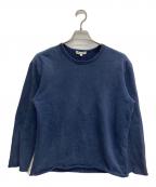 COMME des GARCONSコムデギャルソン）の古着「クルーネックカットオフスウェット」｜ネイビー