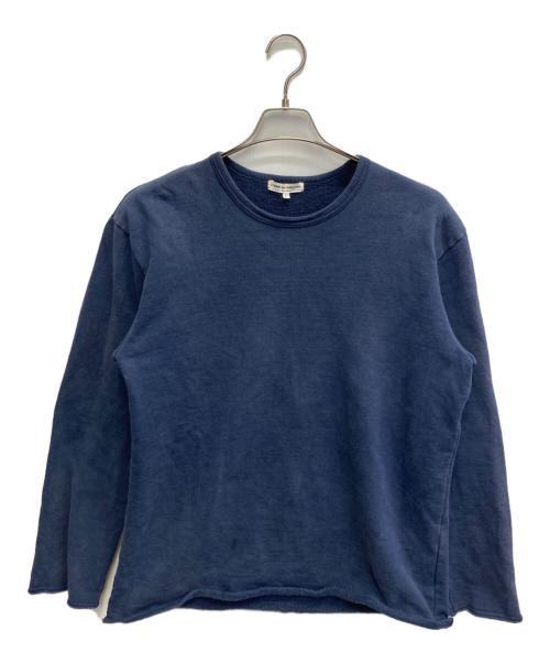COMME des GARCONS（コムデギャルソン）COMME des GARCONS (コムデギャルソン) クルーネックカットオフスウェット ネイビー サイズ:Lの古着・服飾アイテム