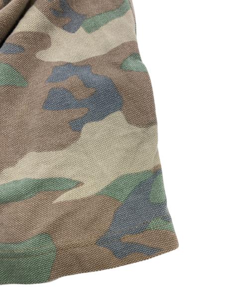 JUNYA WATANABE COMME des GARCONS（(ジュンヤワタナベ コムデギャルソン）JUNYA WATANABE COMME des GARCONS ((ジュンヤワタナベ コムデギャルソン) LACOSTE (ラコステ) カモ柄ポロシャツ【AD2006】 グリーン サイズ:Mの古着・服飾アイテム