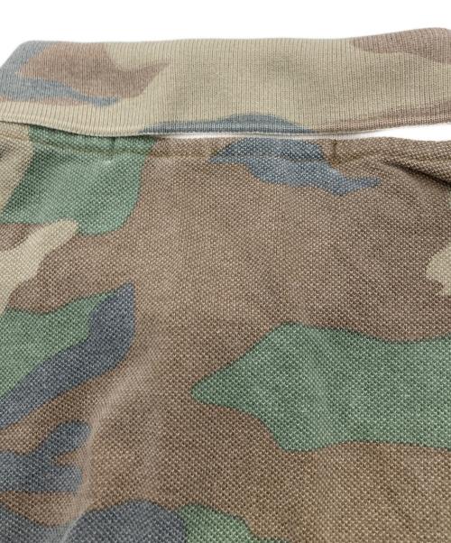 JUNYA WATANABE COMME des GARCONS（(ジュンヤワタナベ コムデギャルソン）JUNYA WATANABE COMME des GARCONS ((ジュンヤワタナベ コムデギャルソン) LACOSTE (ラコステ) カモ柄ポロシャツ【AD2006】 グリーン サイズ:Mの古着・服飾アイテム
