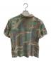 JUNYA WATANABE COMME des GARCONS ((ジュンヤワタナベ コムデギャルソン) LACOSTE (ラコステ) カモ柄ポロシャツ【AD2006】 グリーン サイズ:M：7000円