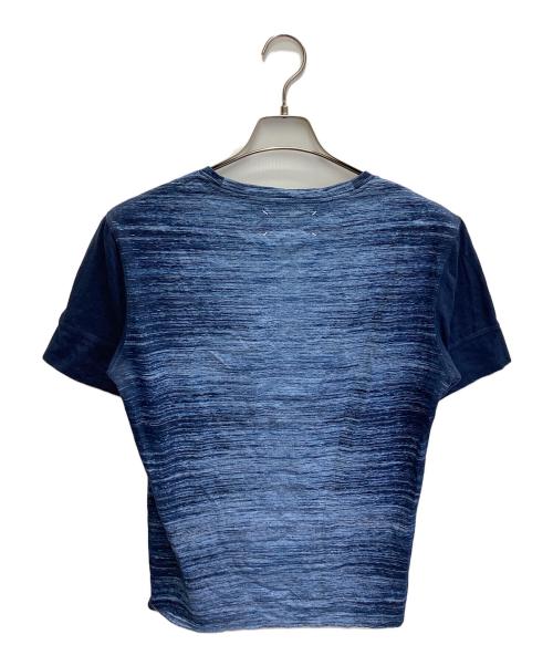 Maison Margiela（メゾンマルジェラ）Maison Margiela (メゾンマルジェラ) 11AW 霜降りTシャツ ブルー サイズ:48の古着・服飾アイテム