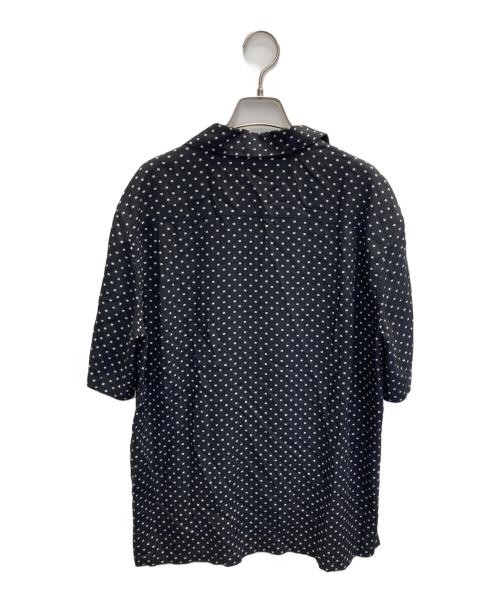 CELINE（セリーヌ）CELINE (セリーヌ) 24SS マイクロトリオンフプリント ハワイアンシャツ ブラック サイズ:37の古着・服飾アイテム