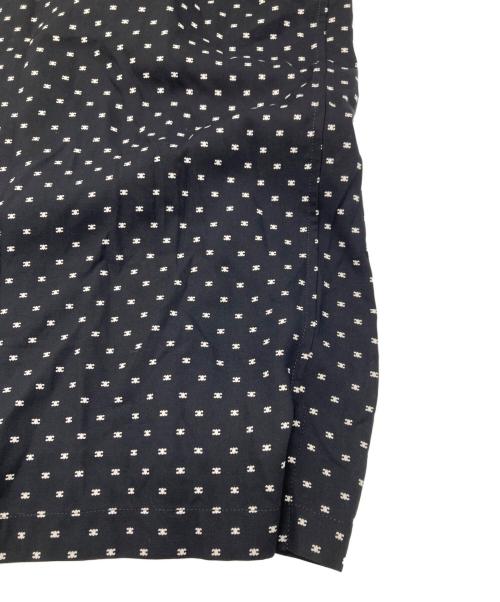 CELINE（セリーヌ）CELINE (セリーヌ) 24SS マイクロトリオンフプリント ハワイアンシャツ ブラック サイズ:37の古着・服飾アイテム